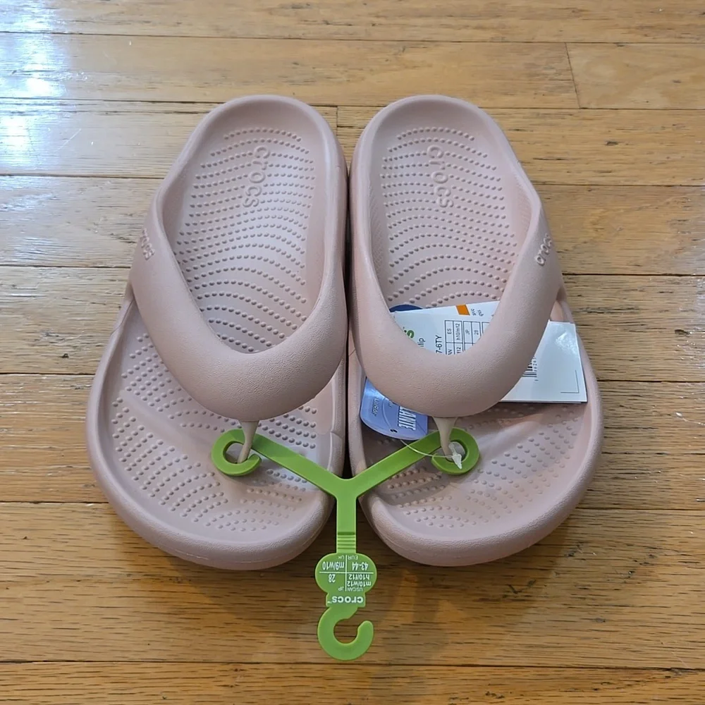 NIP Crocs Mellow Flip M10 /W12 Pink Clay #208431-6TY - Picture 5 of 10
